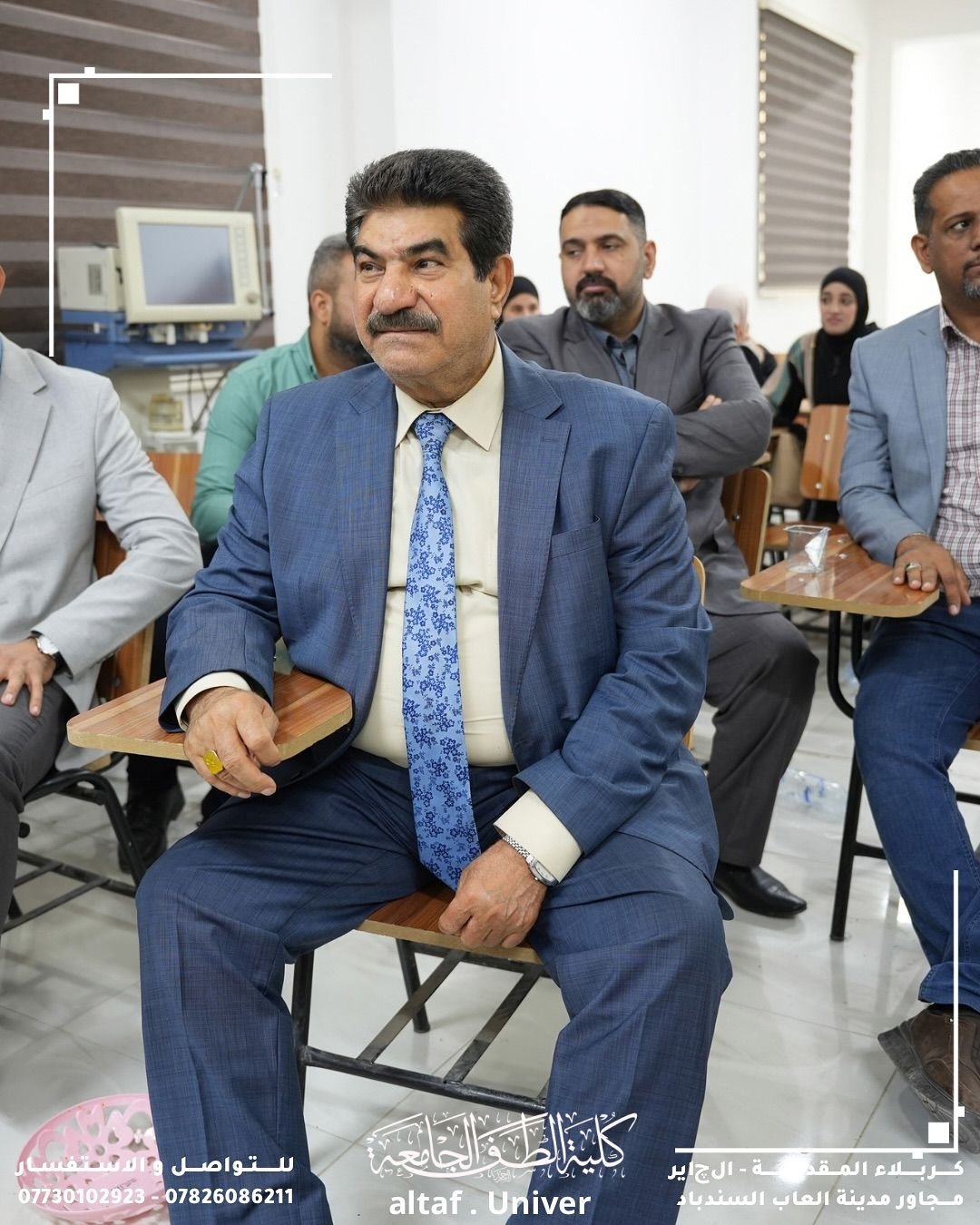 تزامناً مع اليوم العالمي للتخدير، فعاليات حملة التبرع بالدم  في كلية الطف الجامعة